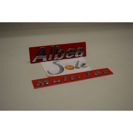 Bagaj Kapağı Albea Sole ve Multijet Yazısı
